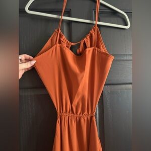 SHEIN Vibrant Orange Dress